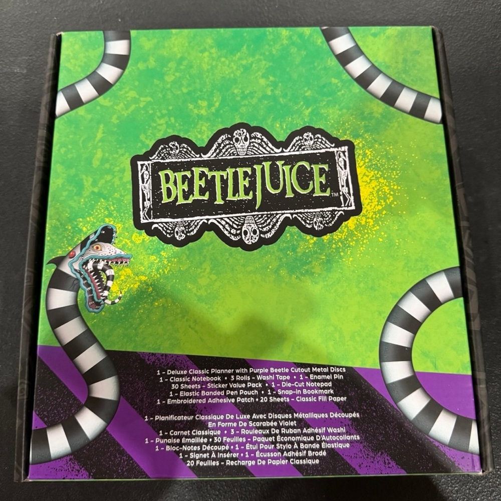 The Happy Planner BeetleJuice Be Happy Box